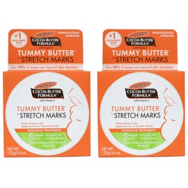 Palmers Cocoa Butter Tummy Butter 4.4 Ounce Jar (130ml) (2 Pack)