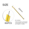 Aoktorkit 1PACKS 800Pcs Gold Metal Wire Twist Ties, 20cm, For