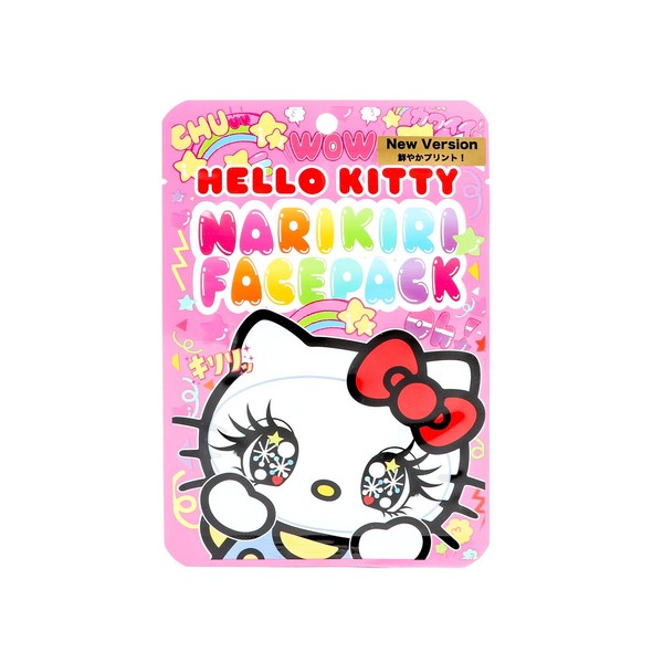 ハローキティ なりきりフェイスパック カワイイナベユカ 1枚入