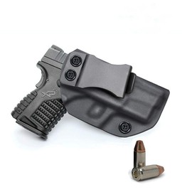 IWB KYDEX Holster By SphereSun, Fits for: Springfield XD-S 3.3" 9mm/.40S&W/.45ACP, Inside Waistband - Adjustable