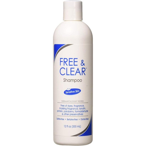 Free & Clear Shampoo, 12 oz