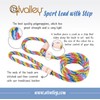 Alvalley Black Sport Slip Lead with Leather Stop for Dogs