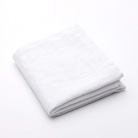 LinenMe Washed Waffle Linen Bath Towel, 30" x 51", Optical White, Prewashed 100% Linen, Made in Europe, Bath Sheet, European linen, Machine Washable, Super Absorbent