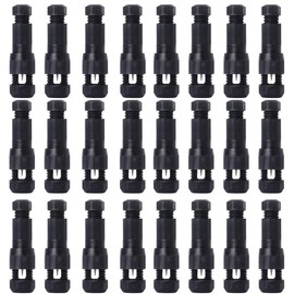 Junview 24Pack Low Voltage Wire Connector Landscape Lighting Fastlock Connectors Waterproof Replacement Landscape Light Cable Connector 12-20 Gauge Wire Connectors for Landscape Lighting Path Lights