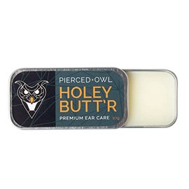Pierced Owl Holey Butt'r Premium Stretched Ear Lobe Cream, Vegan, 10g / .35 ounce