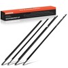 A-Premium 4PCS Front & Rear Window Molding Trim Seal Blet