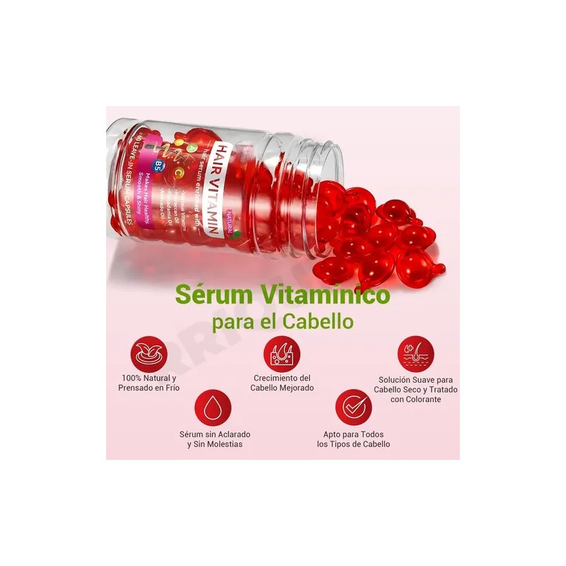 Capilar Reparación Nutrición Cápsulas Hair Vitaminas