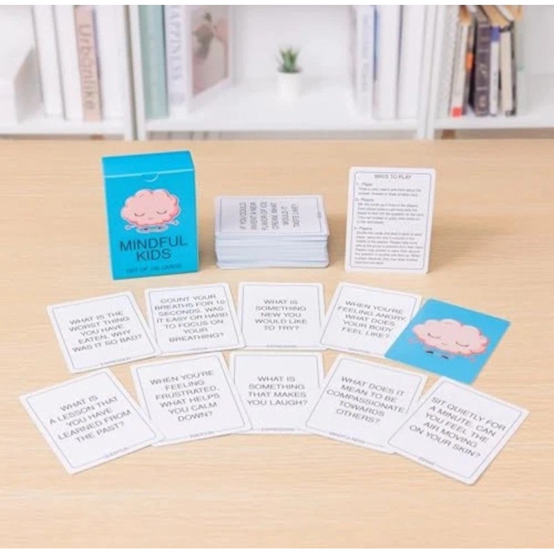 Mindfulness Conversation Starter Cards for Kids | Self care; support