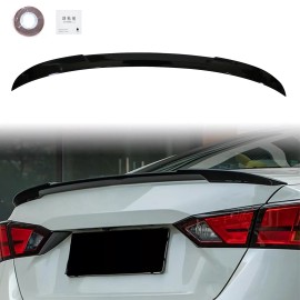 YLTauto For 2019-2025 22 Nissan Altima Gloss Black JDM Style Rear Trunk Spoiler Wing Lip