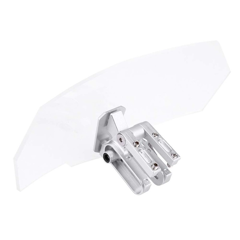 Motorcycle Windshield, Universal Adjustable Windscreen Wind Deflector for Kawasaki for