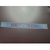 See You Space Cowboy Cowboy Bebop Holo Silver Sticker Vinyl
