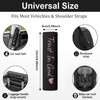 JDDRY 2PCS Car Seat Belt Cover,Seat Belt Pad with Embroidery,