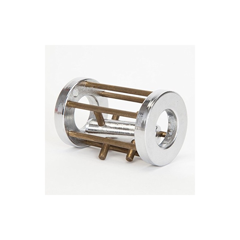 Bits and Pieces Metal Brain Teaser Puzzle - Torpedo Disentanglement
