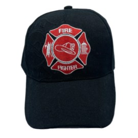 Unbranded Fire Fighter Fireman Firemen Crest Baseball Hat Cap