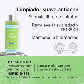 Kit anti acné para piel grasa (Limpiador, tónico, crema hidratante y sérum tratamiento) piel con menos grasa, marcas y acné