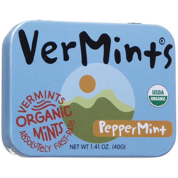 VerMints Peppermint Breathmints, 1.41 oz, 6ct