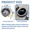FIQAPJ 2 3/8" Locking Diesel Fuel Cap Compatible with 2002