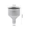 NoBrand Stainless Steel Mini Funnels Multi-Purpose Small Funnels for Drinking