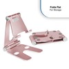 Cloudz Adjustable Aluminum Phone and Tablet Stand – Rose Gold