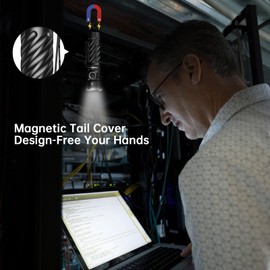 Wurkkos TS26S Rechargeable Flashlight,3100 High Lumens LED Flashlight 95CRI,Magnetic Tail Cap,191 Meters 5000K Boost Constant Current,IP68 Waterproof for Dog Walking,Camping,Emergency