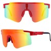 P-V Sports Fan Sunglasses for Men Women, UV400 Protection Lightweight