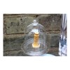 West5Products Glass Cloche Bell Jar With Glass Base H 10cm