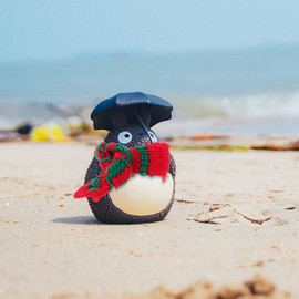 Milisten Pack of 30 Christmas Mini Knitted Scarf Christmas Tree Ornaments Miniature Scarf Wine Bottles Decoration DIY Craft Doll Jewellery Making