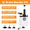 3L Brake Bleeder Kit, Manual Brake Bleeder Vacuum Pump Kit,