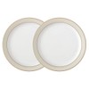 Denby 16048803 Linen 2 Piece Small Plate Set