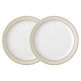 Denby 16048803 Linen 2 Piece Small Plate Set