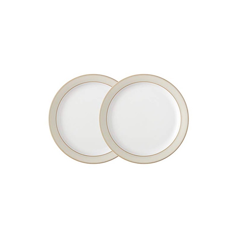 Denby 16048803 Linen 2 Piece Small Plate Set