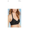 Kona Sol Black Underwire Wrap Swimsuit Bikini Top Small NEW