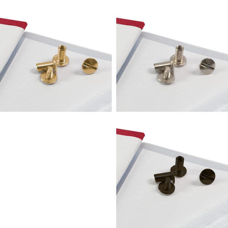 Handmade Certificate Folder in Red Leather Look with Embossed Print