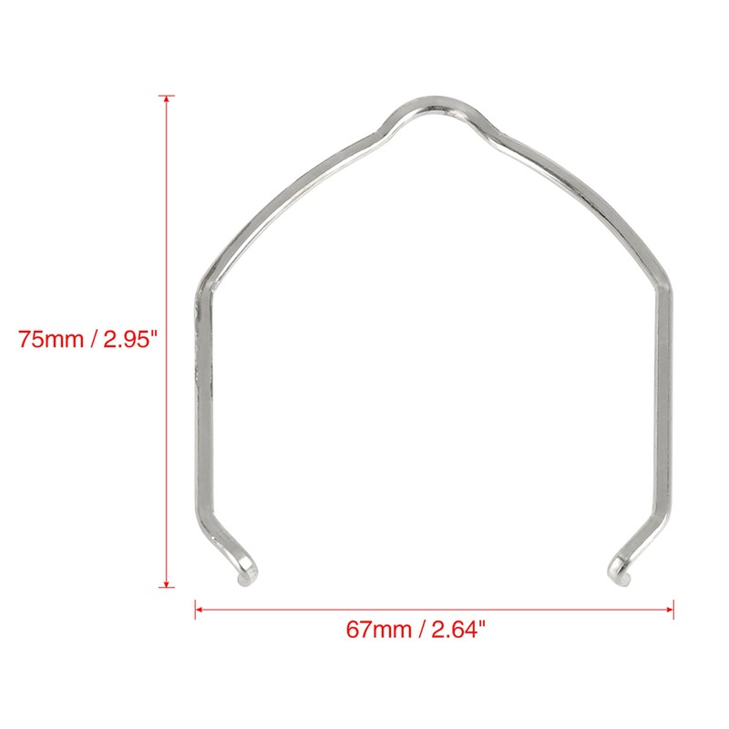 X AUTOHAUX Pack of 2 Car Intercooler Hose Pipe Retaining