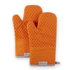 KitchenAid Asteroid Oven Mitt Set, Honey Orange