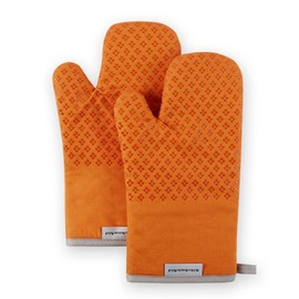 KitchenAid Asteroid Oven Mitt Set, Honey Orange
