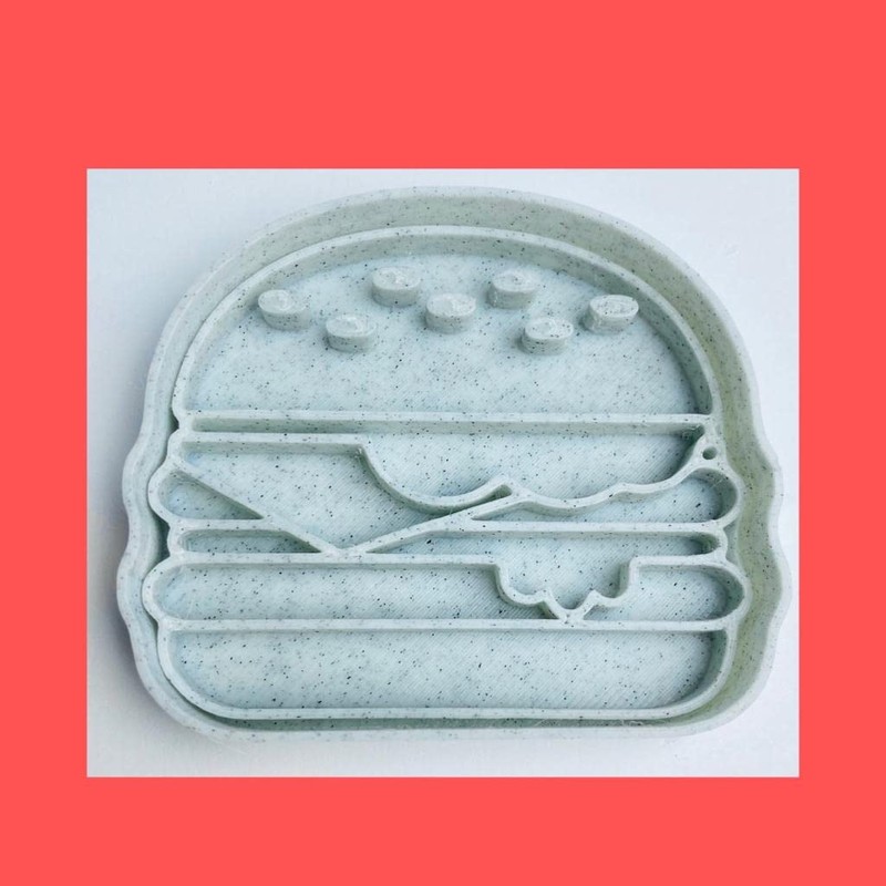 Set of 3 Burger Fries Pizza Fast Food Themed Cookie