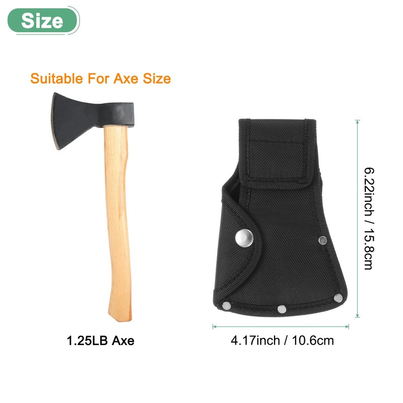 M METERXITY Hatchet Sheath, Thickened Axe Sheath for 1.25LB Axe,