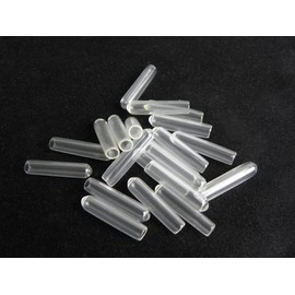 Jocon SF9000 Flexible Vinyl Round End Caps Shelf Organizer Tip Caps Wire Thread Protector Cover (Clear, Inner Dia 2mm)