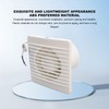 Fdit 4 Inch Wall Mounted Exhaust Fan, ABS Ventilation Fan,