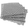 12 Pack 12" x 12" Interlocking Rubber Bathroom Flooring Tiles