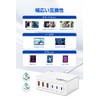 USB Charger, Total 100 W, Rapid Charger, Supports PD 30W,