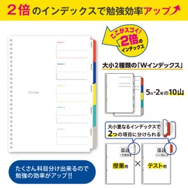 Maruman F310-98 Loose Leaf Binder, B5, Session, 26 Holes, Clear