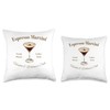 Espresso Martini Throw Pillow