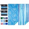 2 Pack Lightweight Thin Beach Towel Oversized Big Extra Large