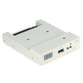 Gotek Floppy Emulator SFR1M44-U100, 3.5" Floppy Floppy Drive Emulator, USB Floppy Emulator, 1.44 MB SSD Floppy Emulator, Grey