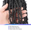 GUOHUI Super Light Butterfly Locs Crochet Hair 10 Inch 6