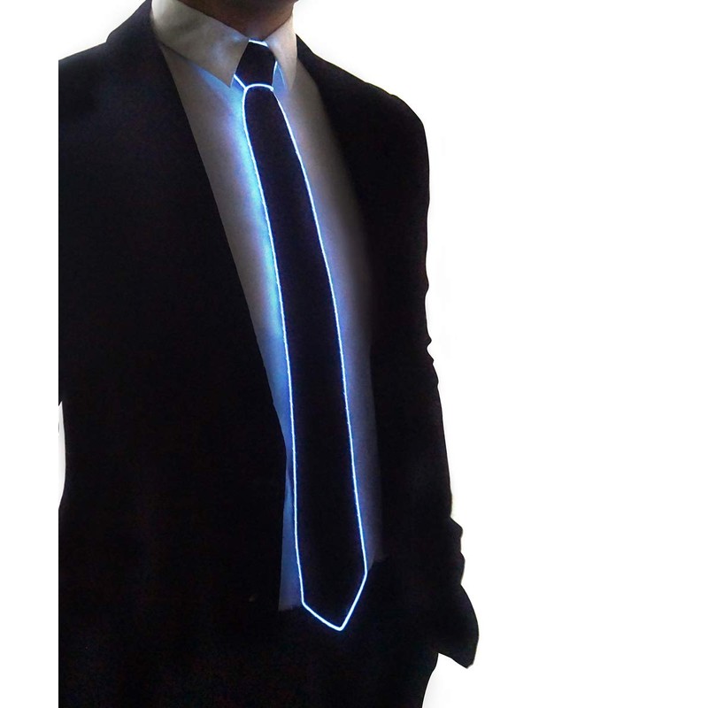SATUMIKO Burning Man Light Up Fanny Ties Novelty Necktie For