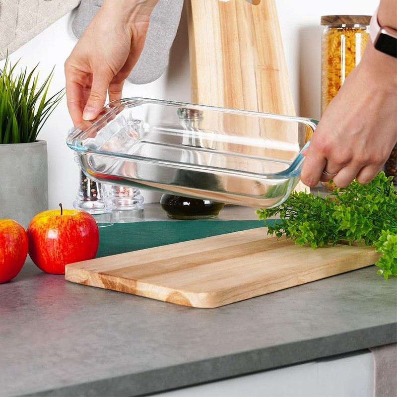 Casserole Dish Baking Dish Glass Roasting Dish Fireproof Heat Resistant