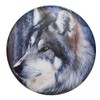 Spare Tire Cover, Wheel Cover with Wolf Print Waterproof Dust-Proof